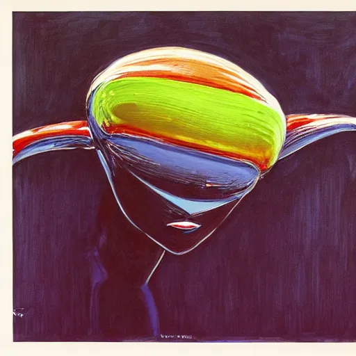 Image similar to alien by wayne thiebaud