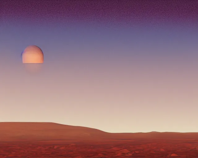 Prompt: Lost on mars, pastel color palette, rendered by Josh Pierce