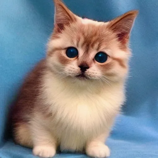 Image similar to very very very very very very very cute chibi adorable beautiful munchkin cat