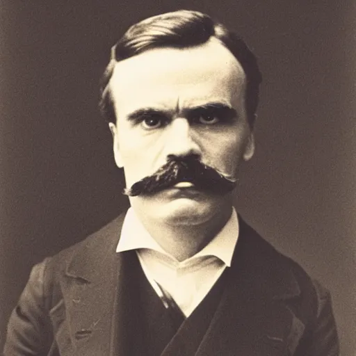 Image similar to 3 5 mm portrait of friedrich nietzsche