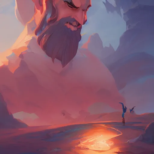 Image similar to hero world wizard of the coast, behance hd by jesper ejsing, by rhads, makoto shinkai and lois van baarle, ilya kuvshinov, rossdraws global illumination