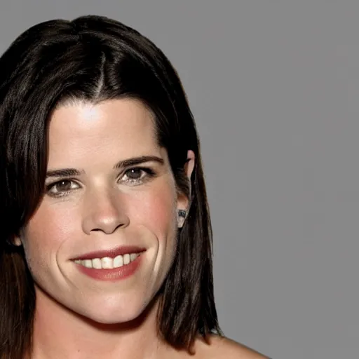 Prompt: photo of Neve Campbell