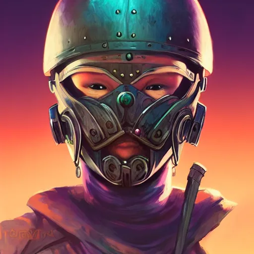 Image similar to cyberpunk viking helmet mask warrior goddess robot ninja fantasy, art gta 5 cover, official fanart behance hd artstation by jesper ejsing, by rhads, makoto shinkai and lois van baarle, ilya kuvshinov, ossdraws