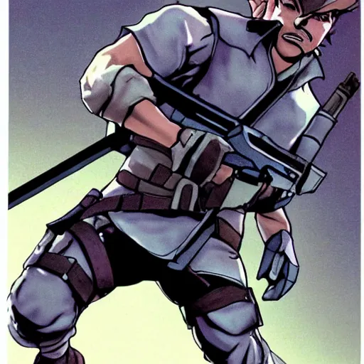 Image similar to Solid Snake in the Legend of Zelda: Ocarina of Time