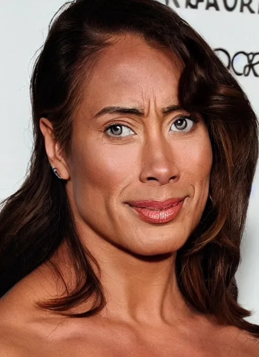 Image similar to Female Dwayne The Rock Johnson