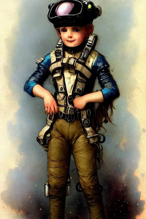 Image similar to ( ( ( ( ( 2 0 5 0 s retro future 1 0 year boy old super scientest in space pirate mechanics costume full portrait. muted colors. ) ) ) ) ) by jean - baptiste monge!!!!!!!!!!!!!!!!!!!!!!!!!!!!!!