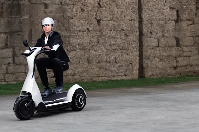 Image similar to a mobility scooter designed by mclaren