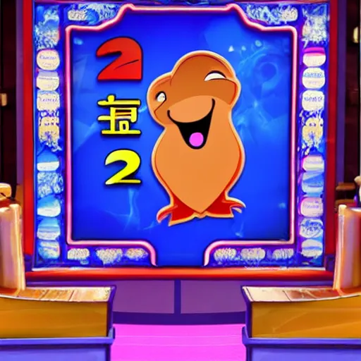 Image similar to photo screenshot from us game show, the sealion of fortune