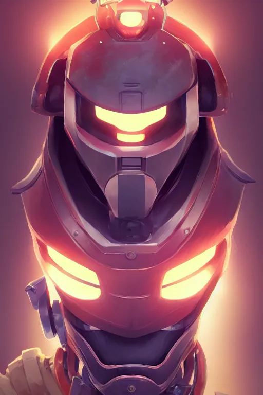 Image similar to epic mask helmet robot ninja portrait stylized as fornite style game design fanart by concept artist gervasio canda, behance hd by jesper ejsing, by rhads, makoto shinkai and lois van baarle, ilya kuvshinov, rossdraws global illumination radiating a glowing aura global illumination ray tracing hdr render in unreal engine 5