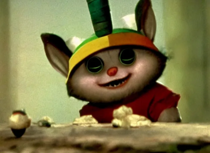 Image similar to a film still of teemo in pyscho ( 1 9 6 0 ), technicolor