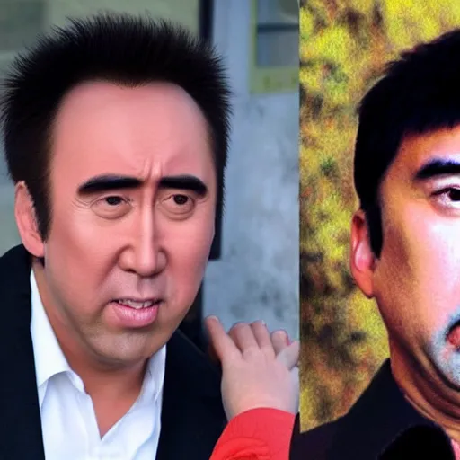 Image similar to Asian Nicolas Cage