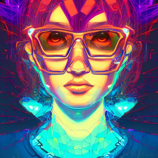 Image similar to skill magic geek inside matrix deepdream radiating a glowing aura stuff loot legends stylized digital illustration video game icon artstation lois van baarle, ilya kuvshinov, rossdraws,