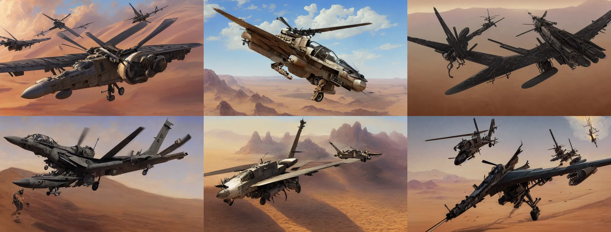 Prompt: Ultra realistic illustration of an ah64 apache helicopter flying over desert, intricate, elegant, highly detailed, digital painting, artstation, concept art, smooth, sharp focus, illustration, art by artgerm and greg rutkowski and alphonse mucha