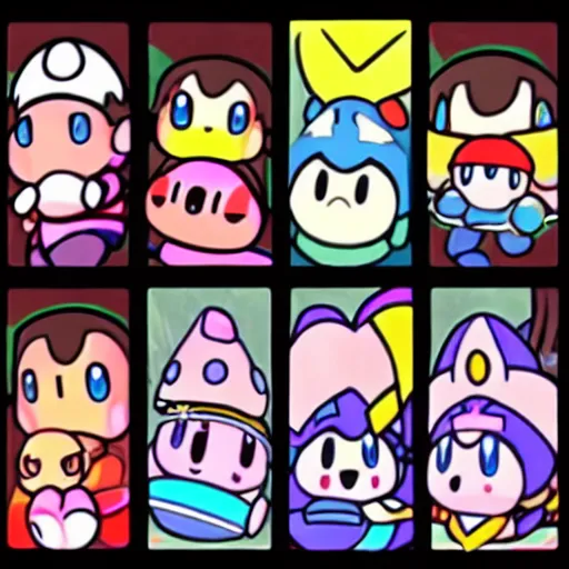 Prompt: kirby kirby kirby kirby cute kirby sakurai kirby nintendo