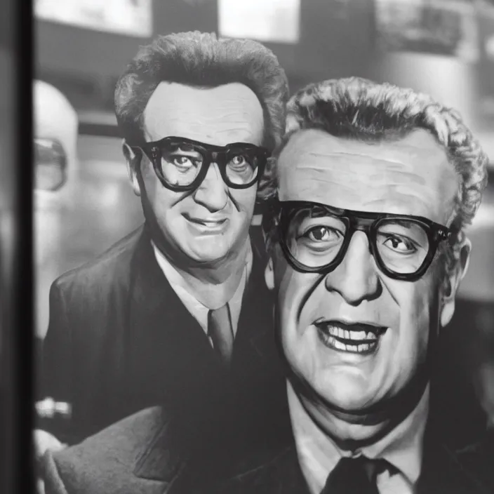 Image similar to hologram of harry caray