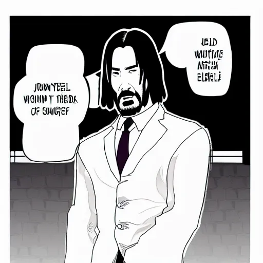 Prompt: John Wick in hanbok, comic style