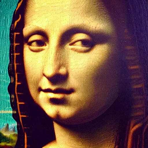 Image similar to Kim Kardashian as the Mona Lisa