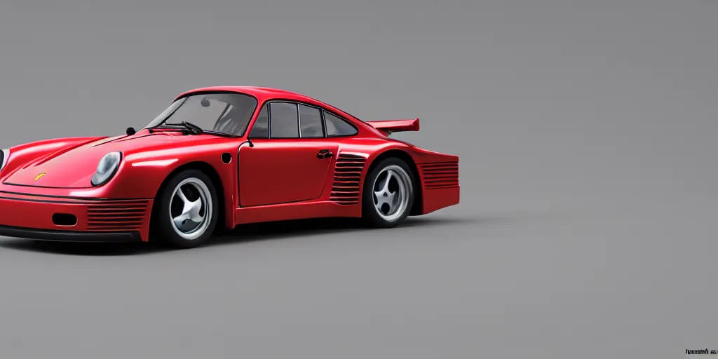 Image similar to porsche 959 with a turbine rocket engine. photo realistic 4k 35mm