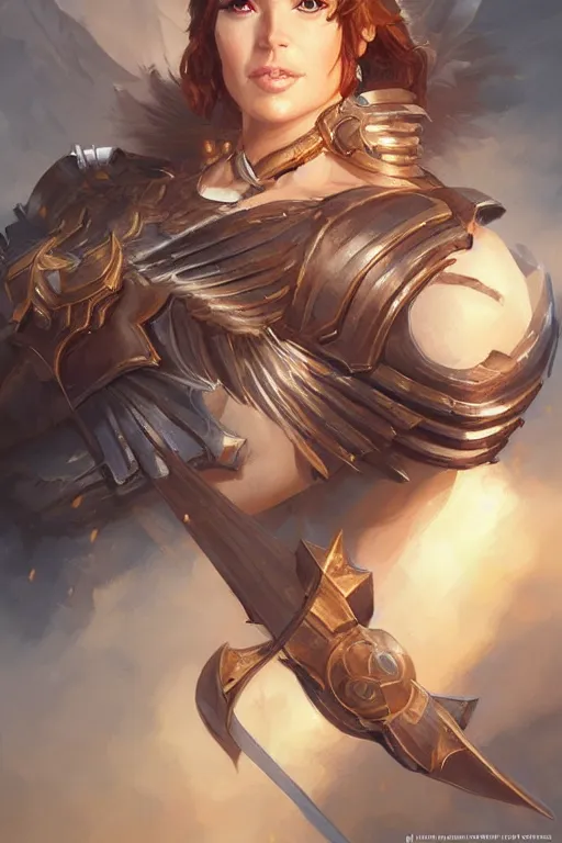 Image similar to amazon valkyrie athena, d & d, fantasy, portrait, highly detailed, headshot, digital painting, trending on artstation, concept art, sharp focus, illustration, art by artgerm and greg rutkowski and magali villeneuve