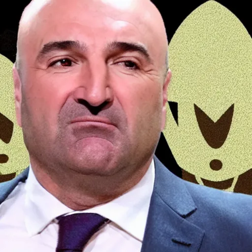 Prompt: Kevin O'Leary, wearing a beard in Shark Tank (2016)