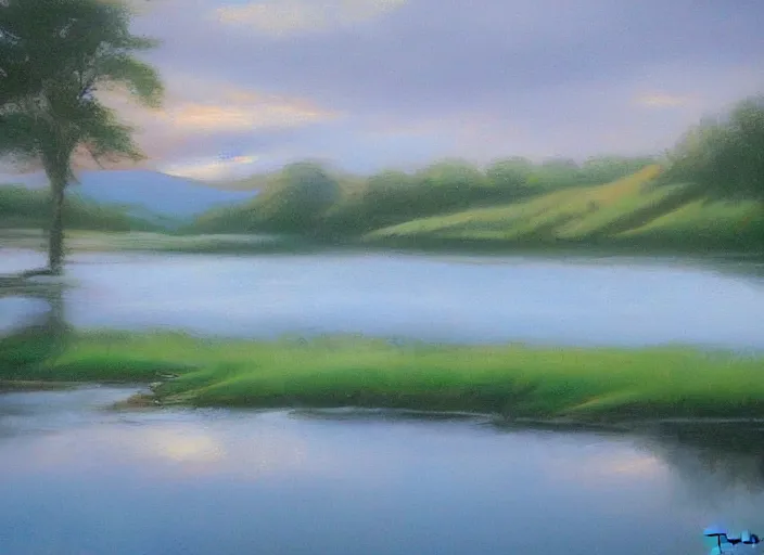 Image similar to serene landscape by richard mayhew