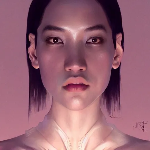 Image similar to Kiko Mizuhara, physically accurate, dynamic lighting, intricate, elegant, highly detailed, digital painting, artstation, HR GIGER, Hieronymus Bosch, Francis Bacon, concept art, smooth, sharp focus, illustration, art by artgerm and greg rutkowski and alphonse mucha