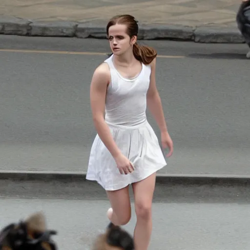 Prompt: emma watson in speed