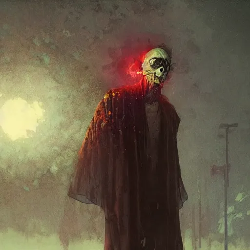 Prompt: Portrait posed Radioactive Grim Reaper . cgi unreal engine render art Character model design, Godmachine, Beeple, Nekro, takato yamamoto, grimshaw, thomas cole, ismail inceoglu, winslow homer greg rutkowski, gerald brom, marc simonetti, simon stalenhag anton fadeev