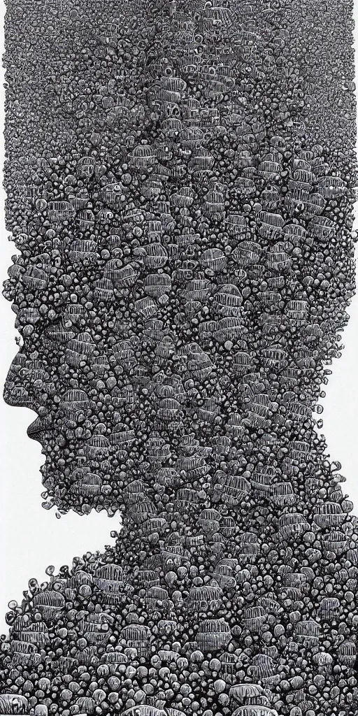 Image similar to cell shaded optical illusion by dan hillier