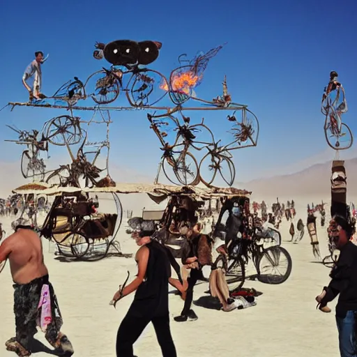 Image similar to burning man,