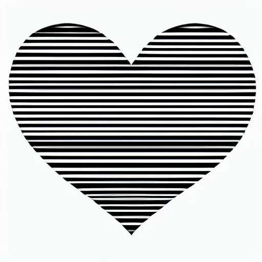 Image similar to clean black and white print on white paper, high contrast, logo of dancer silhouette forming a symmetric heart