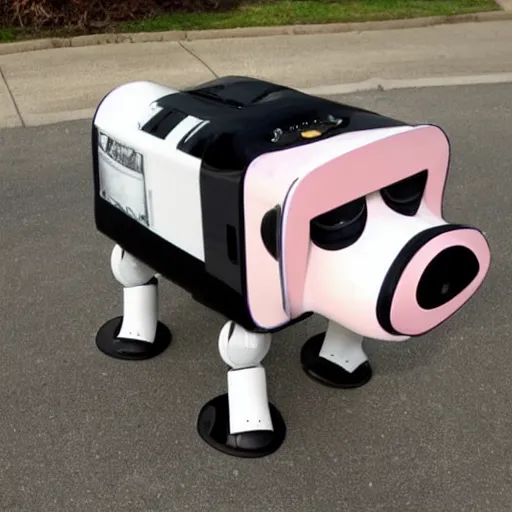 Image similar to robot pig