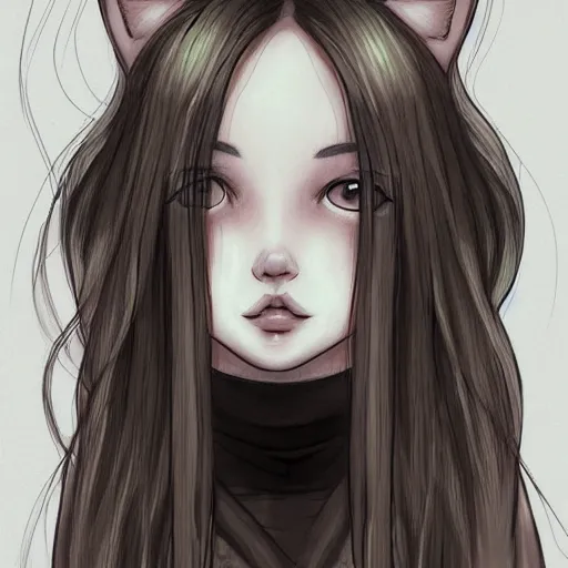 Image similar to portrait of cute girl art by laica chrose