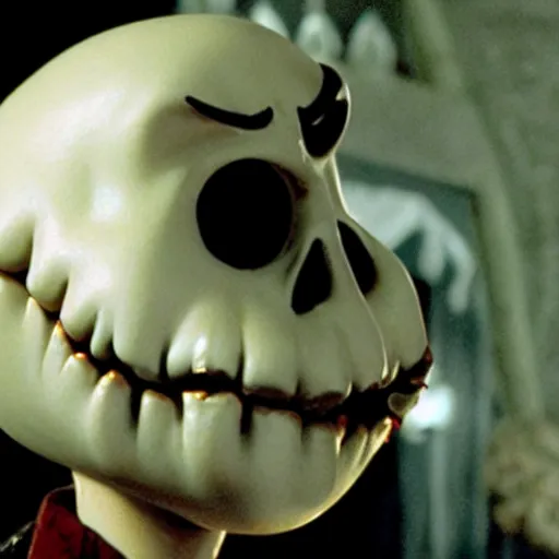 Image similar to nic cage in nightmare before christmas, disney,