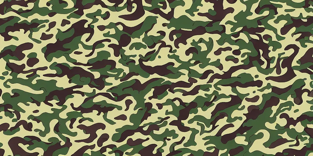 Prompt: medieval dragon camo pattern