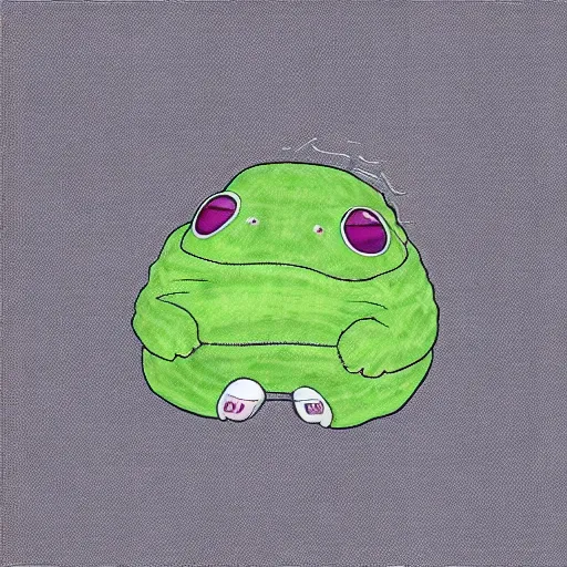 Image similar to cozy tardigrade, giant soft tardigrade curled up in a blanket rating celery, cute, soft, gentle, kind, tender