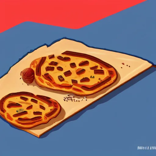 Image similar to flat bread concept art, smooth, sharp focus, illustration, delicious, 4 k, high detail, artstation, yummy, bright color