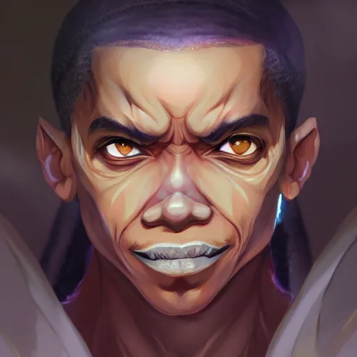 Prompt: anime portrait of obama as a yedi as an anime antagonist, dark fantasy, by Stanley Artgerm Lau, WLOP, Rossdraws, James Jean, Andrei Riabovitchev, Marc Simonetti, and Sakimichan, trending on artstation