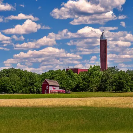 Prompt: a small town in the midwest