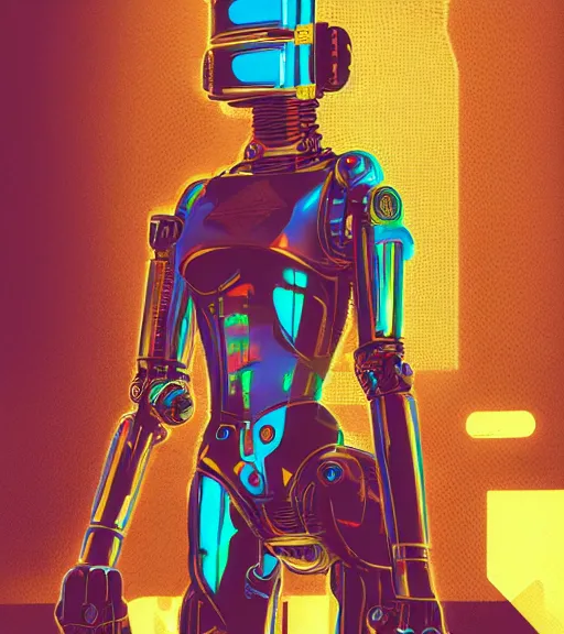 Image similar to robot woman with a projected hologram for a head, techwear, dead space, visible face, Industrial Scifi, detailed illustration, character portrait, by Martin Grip and Moebius