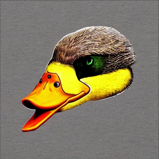 Image similar to armored duck