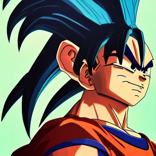 Image similar to face icon stylized minimalist dragon ball z, loftis, cory behance hd by jesper ejsing, by rhads, makoto shinkai and lois van baarle, ilya kuvshinov, rossdraws global illumination