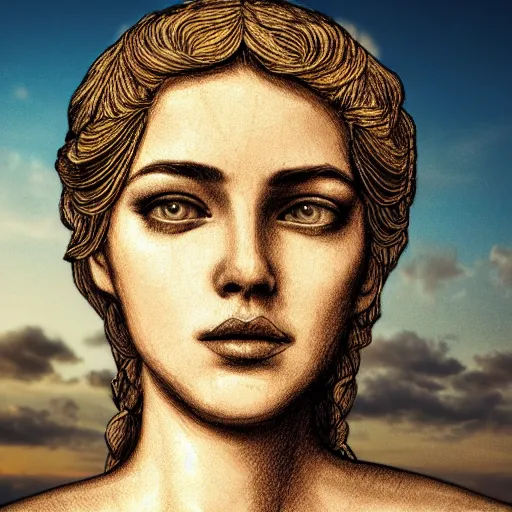 Prompt: fatally beautiful face helen of Troy, dynamic lighting, cinematic, establishing shot, extremely high detail, shining, photo realistic, cinematic lighting, intricate line drawings, 8k resolution