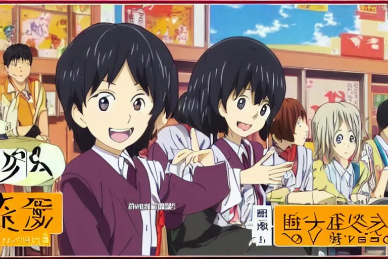 Image similar to still from tv tokyo anime great language teacher