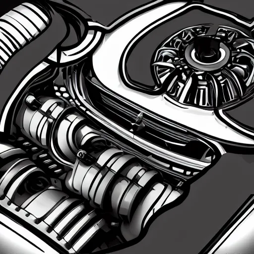 Image similar to car engine concept in card