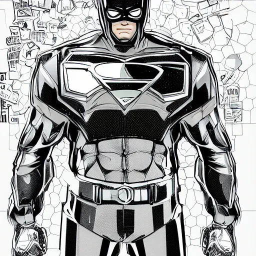 Prompt: garbage man, super hero, marvel comics, flat shading, hyper detailed, comic book style, trending on art station