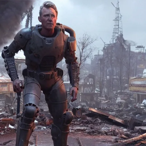 Image similar to still film from the movie fallout 4 : the movie by james cameron