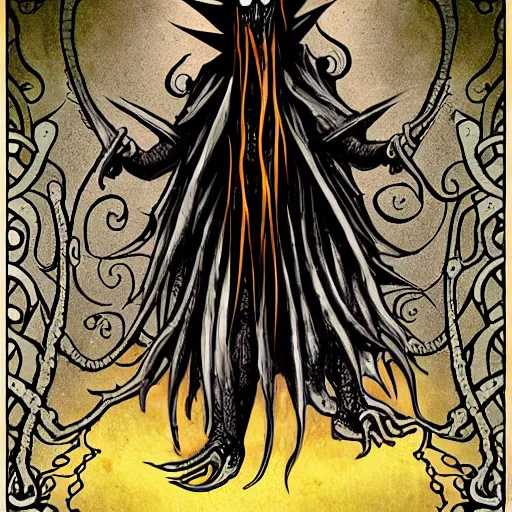 Image similar to lovecraftian soul reaper