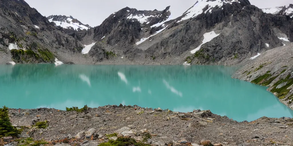 Image similar to glacial lake, washington state