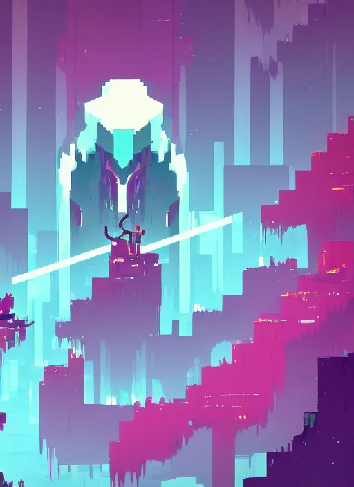 Image similar to hyper light drifter, wallpaper,